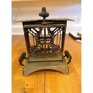 Toaster Antique with swing Door Art Deco Decor